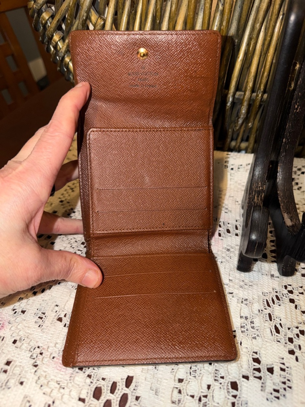 Louis Vuitton Monogram Canvas Wallet in Brown and Gold - Picture 5 of 8